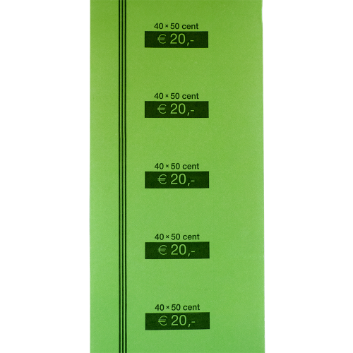 Münzautomatenrolle, Euro -.50